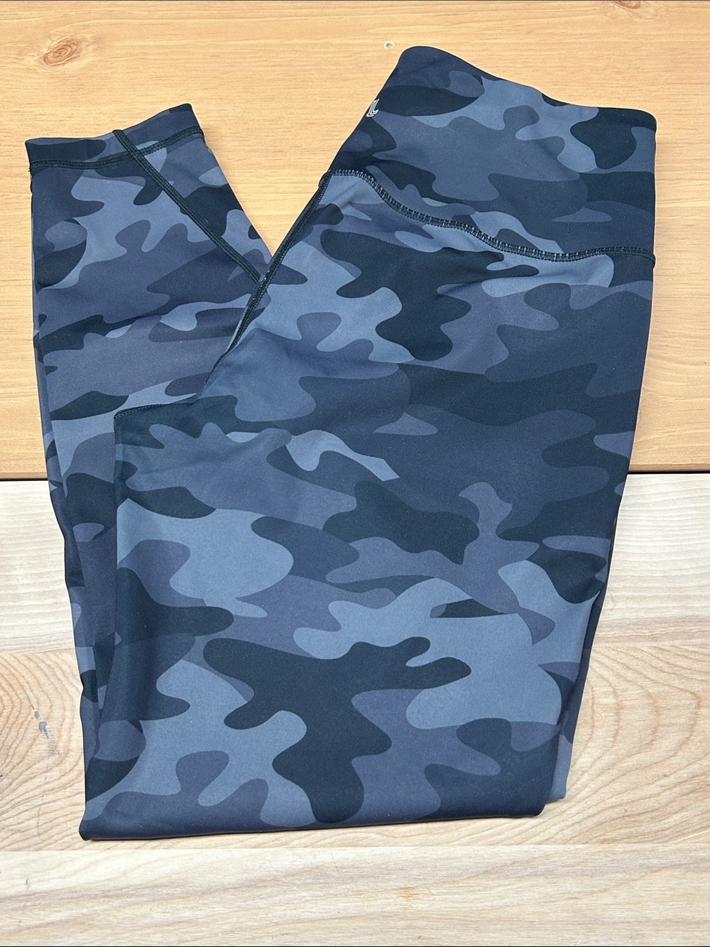 Lole Camo High-Rise Leggings - Charcoal & Black